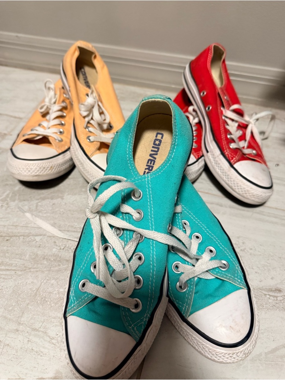 Converse Low Top Canvas Sneakers